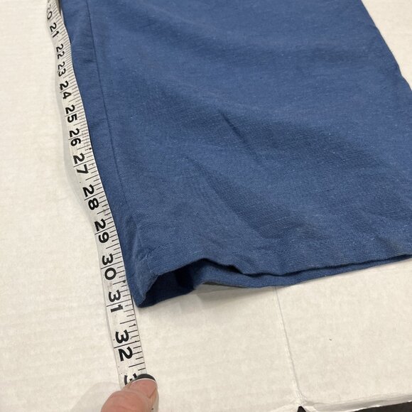 Japna Jumpsuit Womens S Blue‎ Linen Blend Wide Leg Tie Open Back Coastal Beachy - Picture 8 of 11